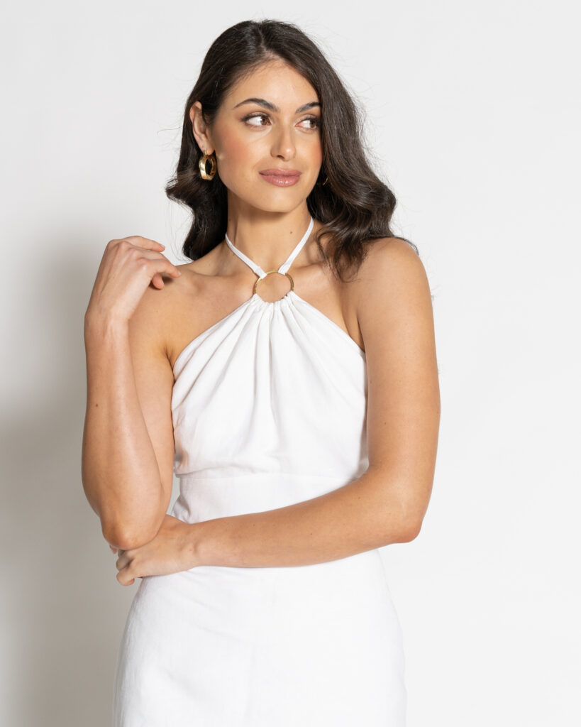 Xanthi Mini Dress - White
