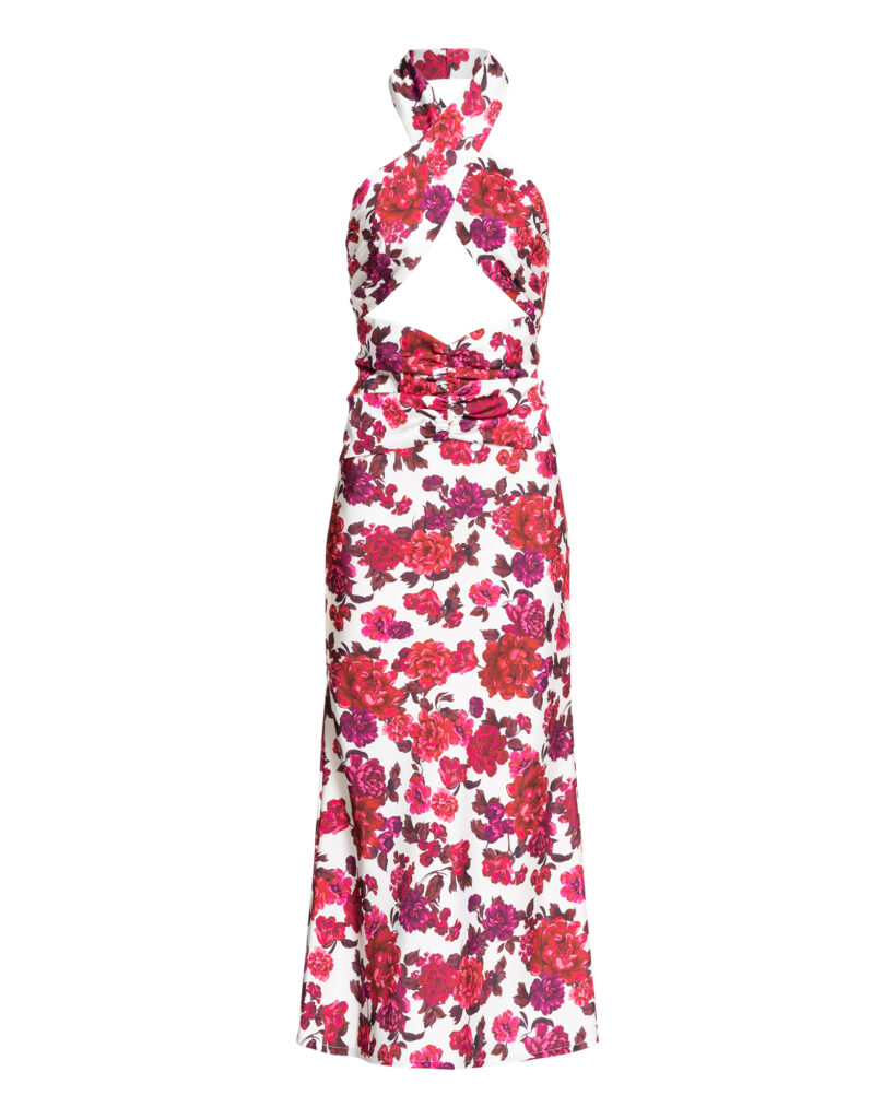 Georgia Midi Dress - Pink Floral