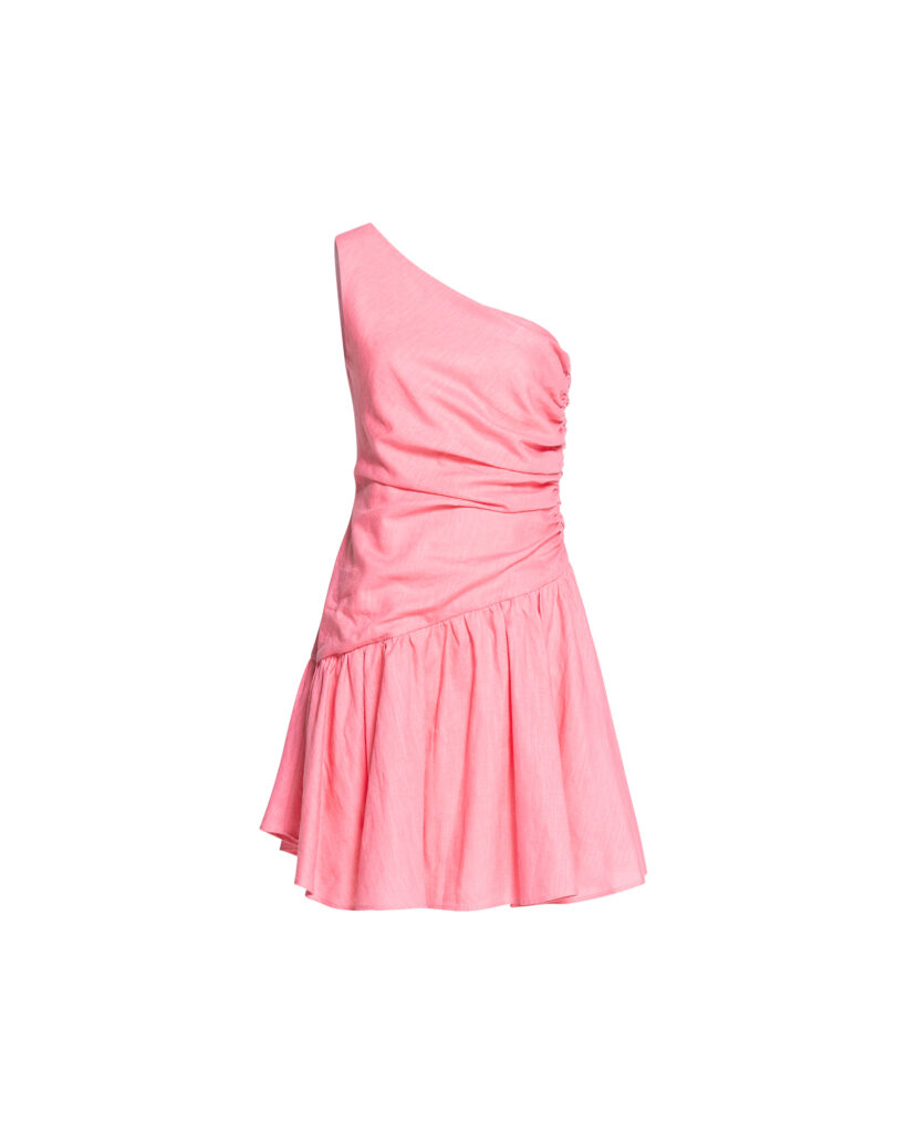 Demi Mini Dress - Pink Salmon