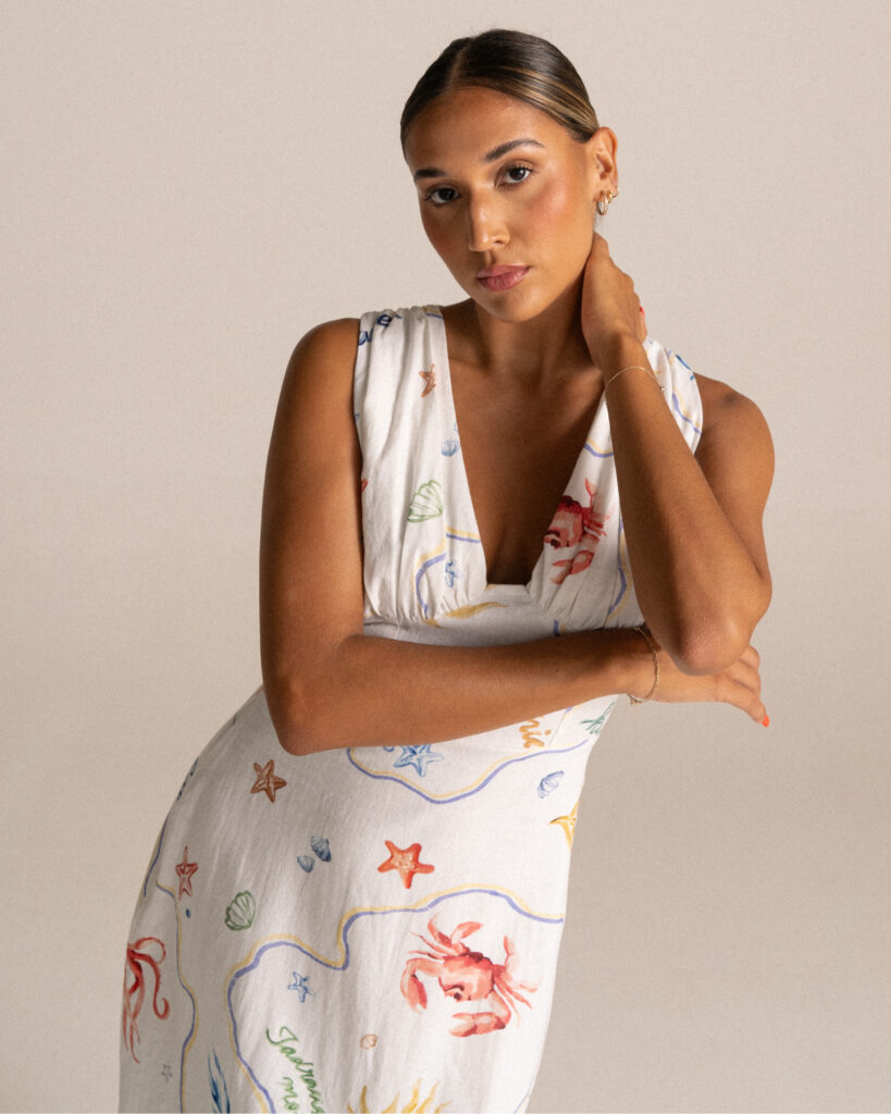 Rita Midi Dress - European Holiday