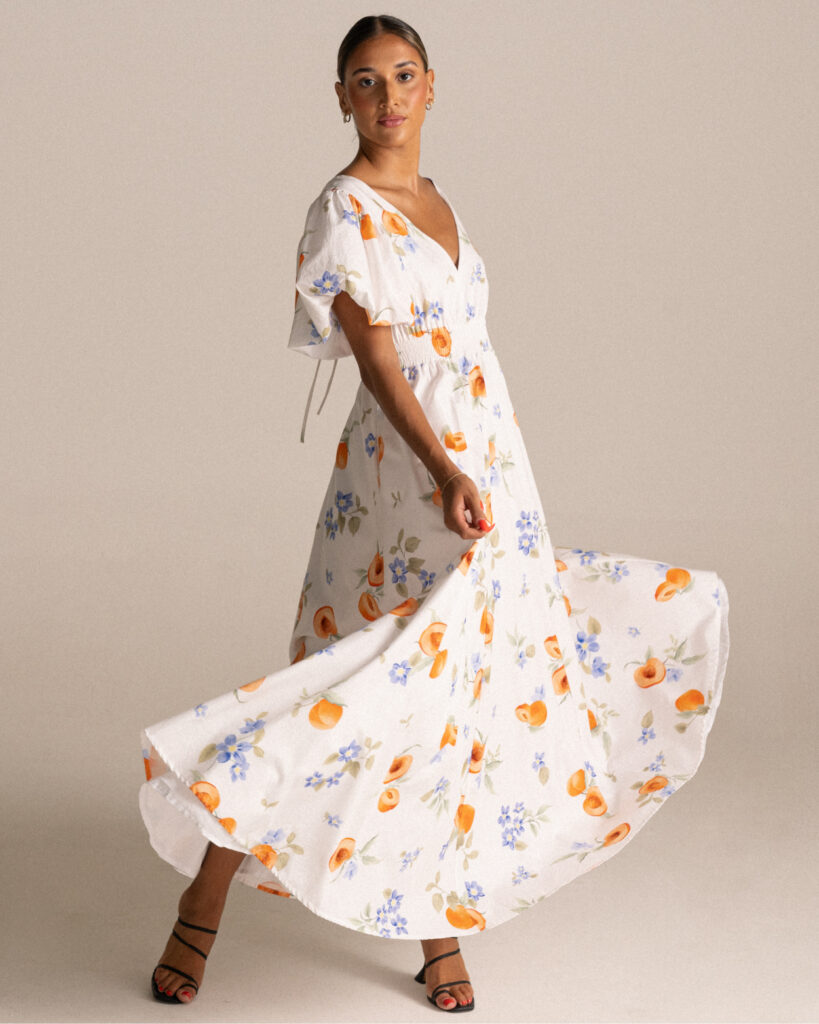Mila Maxi Dress - Sweet Peach