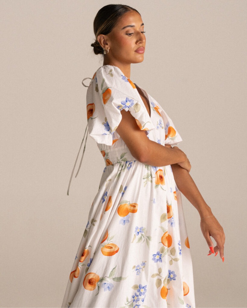 Mila Maxi Dress - Sweet Peach