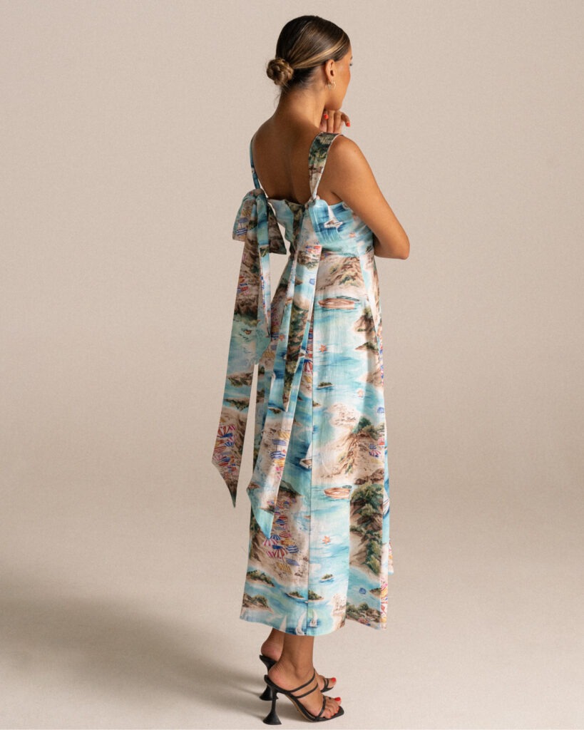 Marina Midi Dress - Croatian Islands