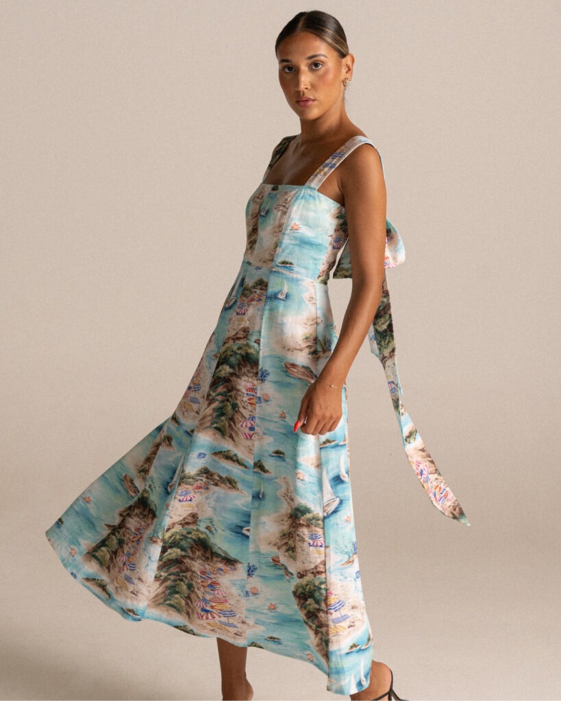 Marina Midi Dress - Croatian Islands