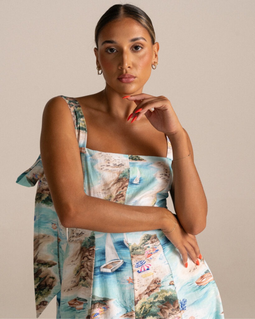 Marina Midi Dress - Croatian Islands